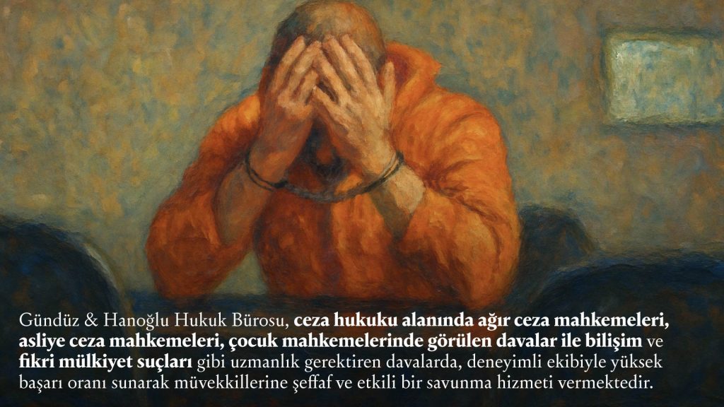 Gündüz Hanoğlu Hukuk ceza hukuku kapsamında verdiği hizmetler